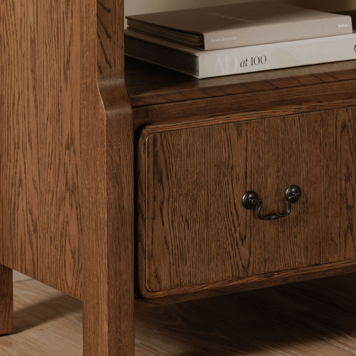 Caroline Bookcase Warm Brown