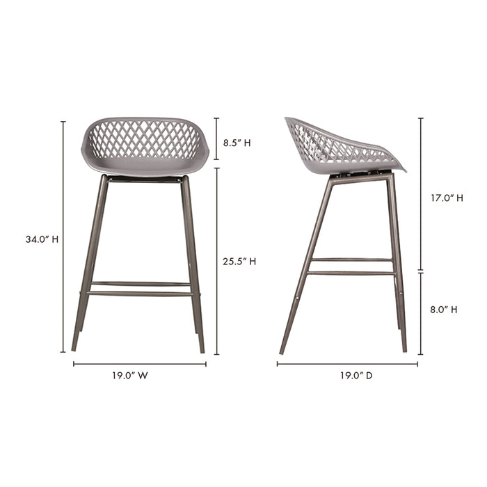 Piazza Outdoor Counter Stool - Set Of Two