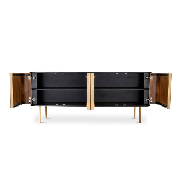 Dionne 4 Door Sideboard Brass