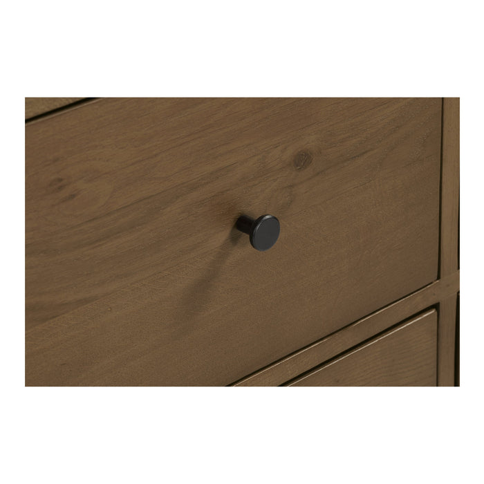 Riley 7 Drawer Dresser Oak
