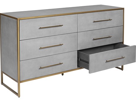 Venice Dresser Grey Shagreen