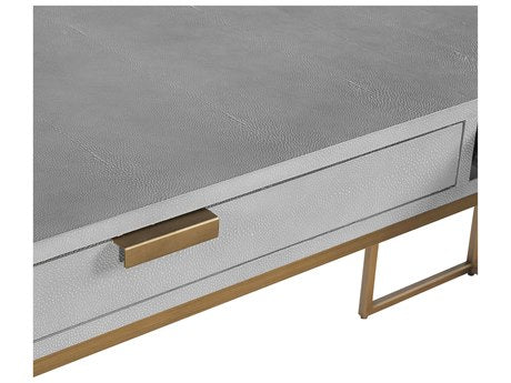 Jiro Desk Grey Shagreen