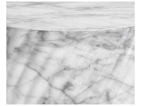 Cara End Table Marble Look