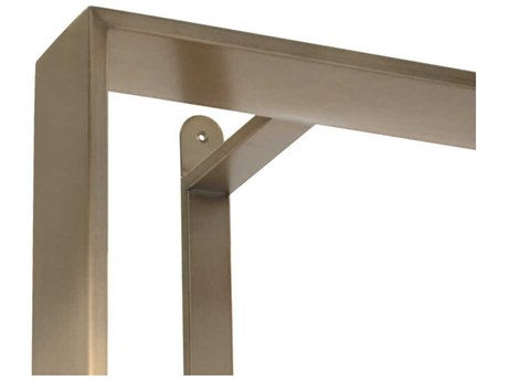 Dalton Bookcase -Antique Brass / Black