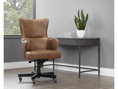 Hubert Office Chair Tobacco Tan