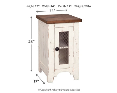 Wystfield Coffee Table and 2 Chairside End Tables