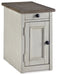 Bolanburg Chairside End Table with USB Ports & Outlets