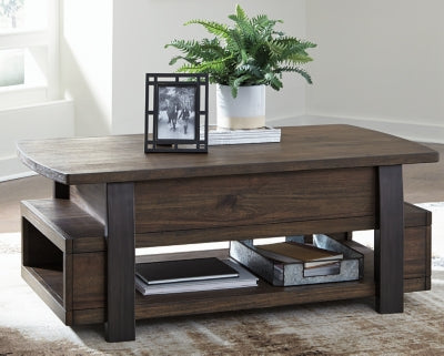 Vailbry Lift-top Coffee Table and 2 End Tables