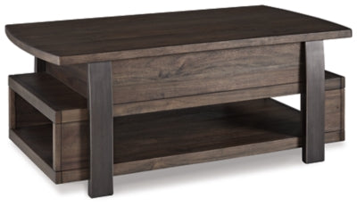 Vailbry Coffee Table with Lift Top