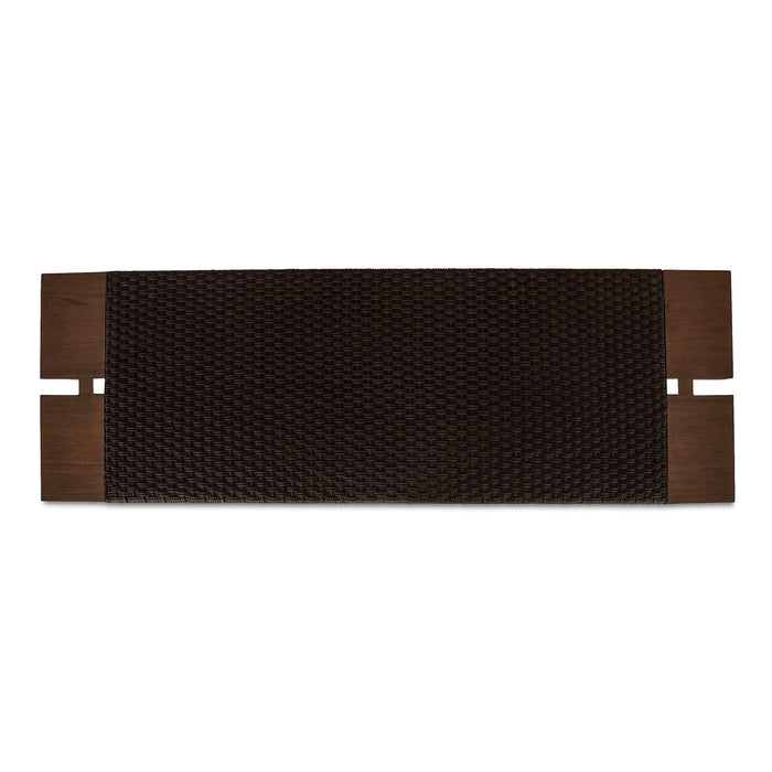 Merritt Outdoor Bench Dark Brown