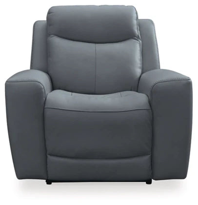 Mindanao Power Recliner with Adjustable Headrest - Steel