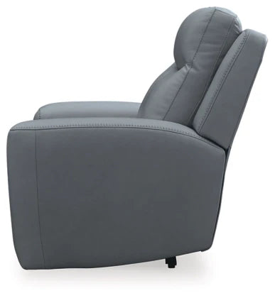 Mindanao Power Recliner with Adjustable Headrest - Steel
