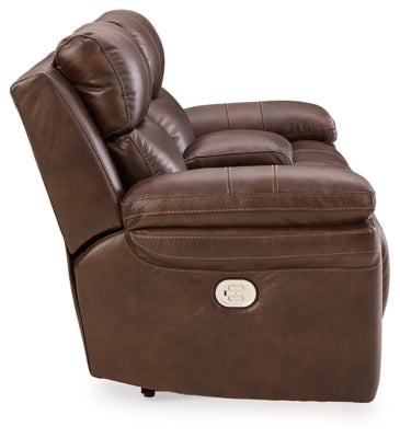 Edmar Power Reclining Loveseat with Console