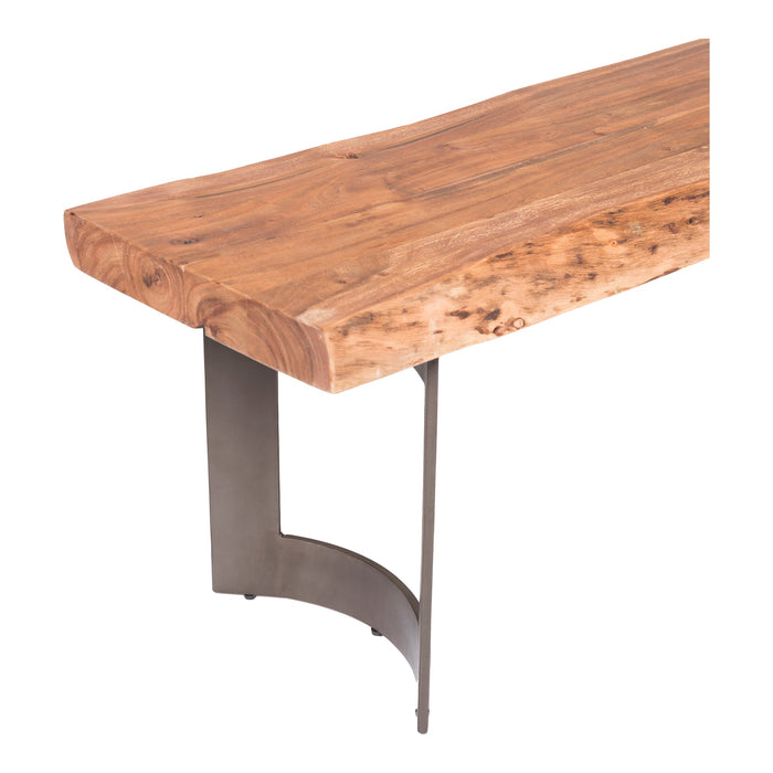 Bent Bench Small Brown