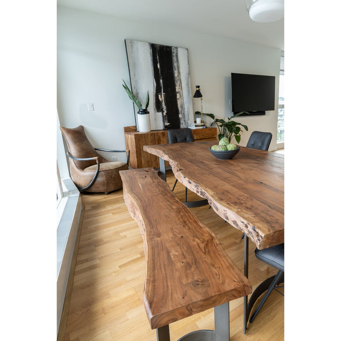 Bent Bench Small Brown