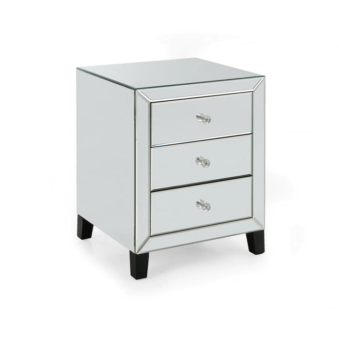 Verona Mirrored Night Stand
