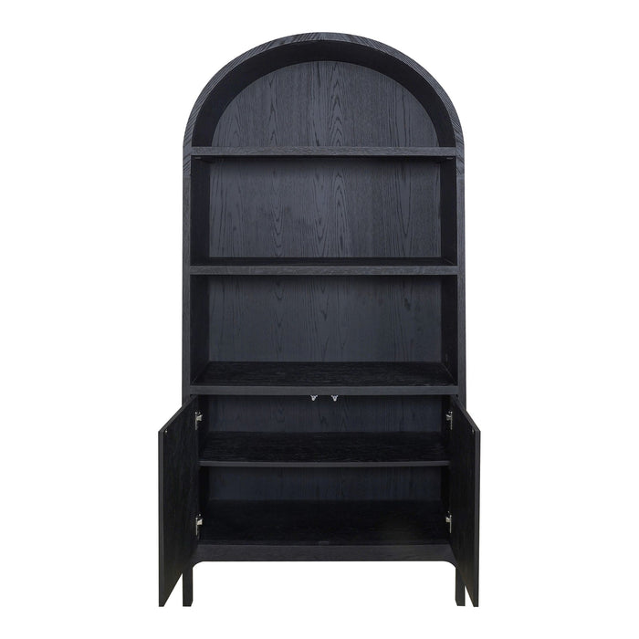 Wilde Display Cabinet Black Oak