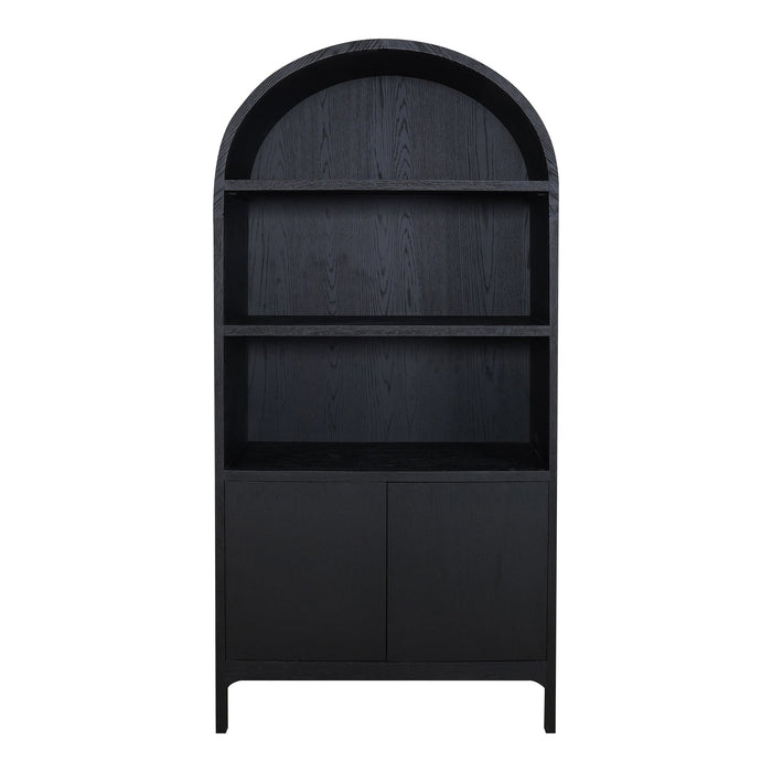 Wilde Display Cabinet Black Oak