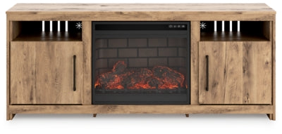 Hyanna 63" TV Stand with Electric Fireplace