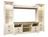 Willowton 4 Pc LG TV Stand Unit - Whitewash - Furniture Depot (6707858210989)