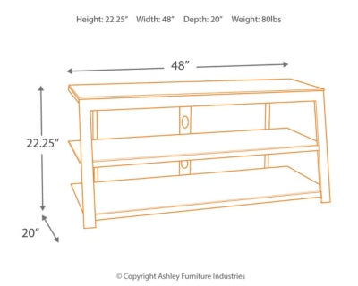 Rollynx 48" TV Stand