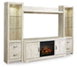 Bellaby 4-Piece Entertainment Center with Electric Fireplace