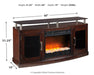 Chanceen 60" TV Stand with Electric Fireplace - Furniture Depot (7858645303544)