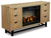 Freslowe TV Stand with Electric Fireplace