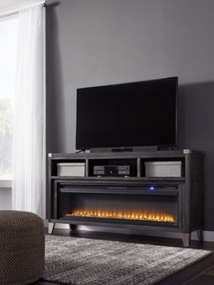 Todoe 65" TV Stand with Electric Fireplace