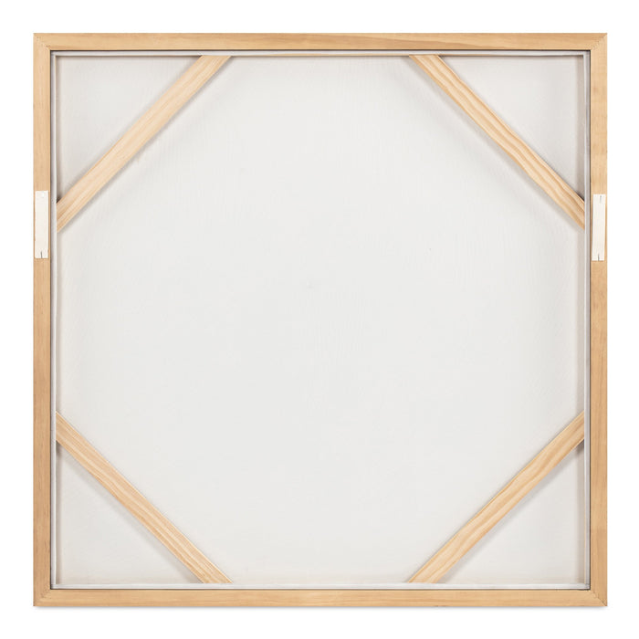 Flutter Framed Painting Cool Beige