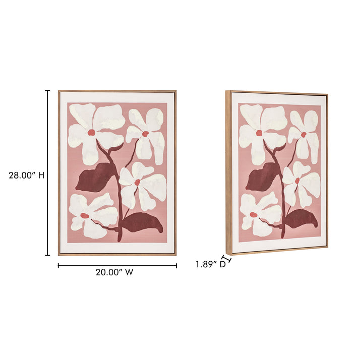 Blush Framed Painting