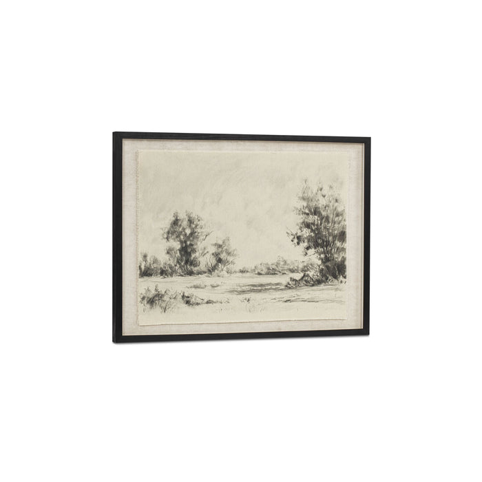 Briar Framed Print On Linen