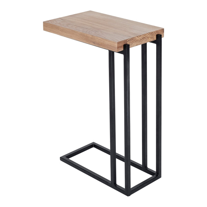 Mila C Shaped Side Table Natural