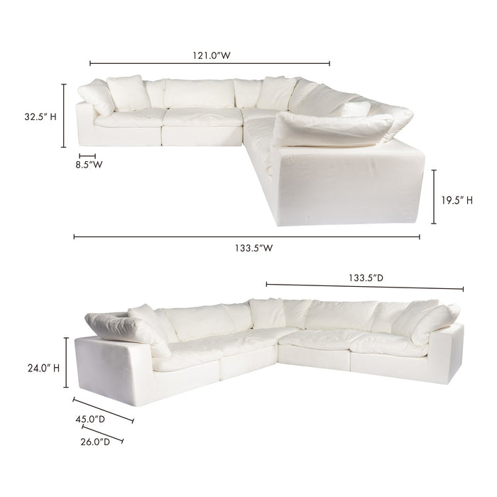 Clay Classic L-Shaped Modular Sectional