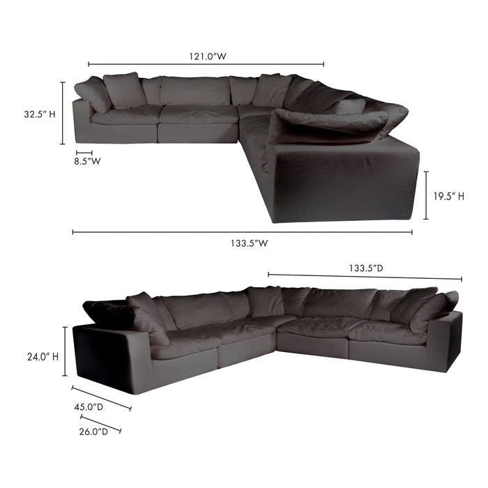 Clay Classic L-Shaped Modular Sectional