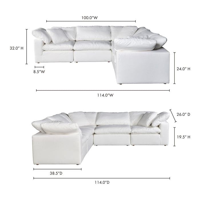 Terra Condo Classic L-Shaped Modular Sectional