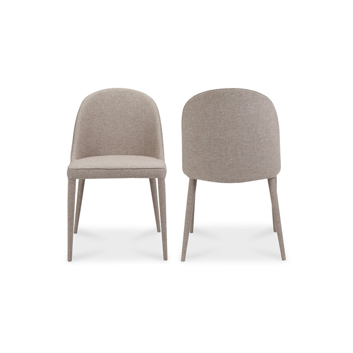 Burton Dining Chair Light Grey - Set Of Two