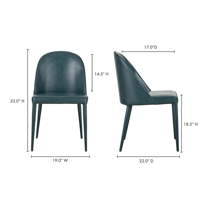 Burton Dining Chair Vegan Leather - Set Of Two