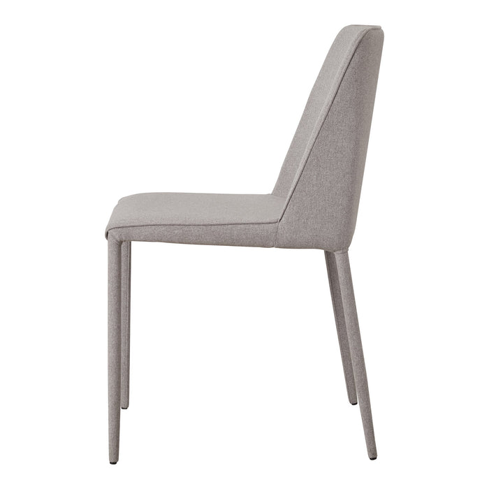 Nora Dining Chair Light Grey - Set Of Two