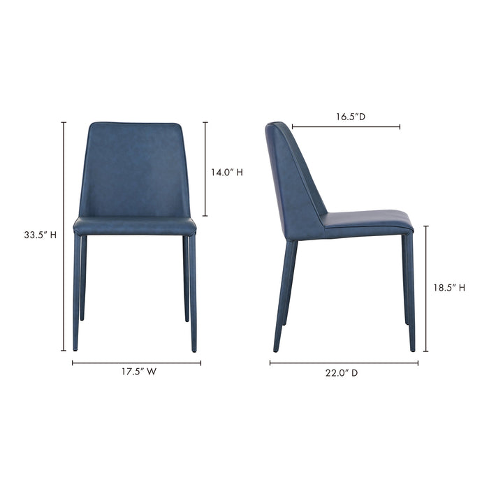 Nora Dining Chair Vegan Leather - Set Of Two