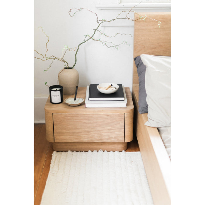 Round Off Small Nightstand