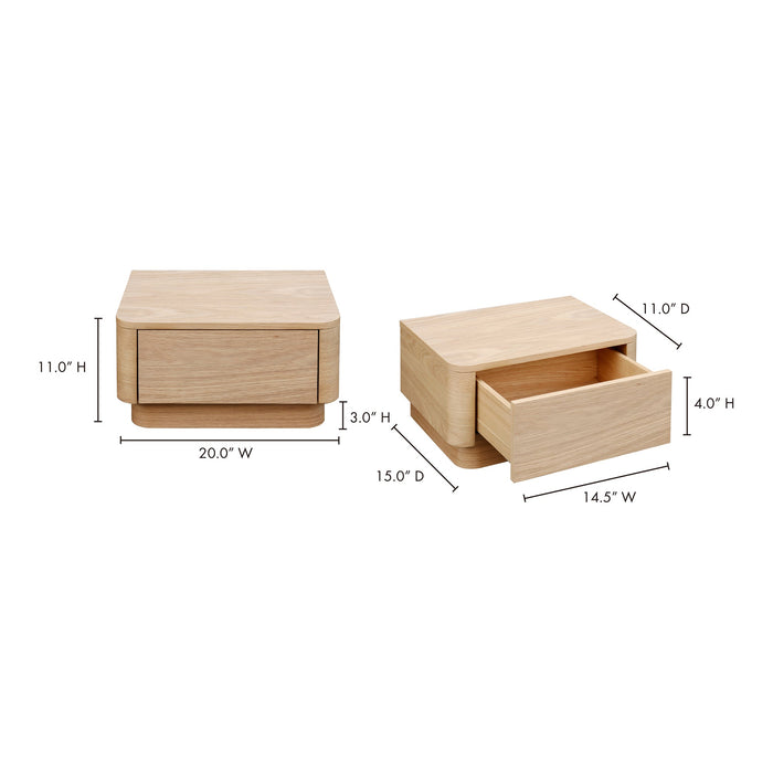 Round Off Small Nightstand