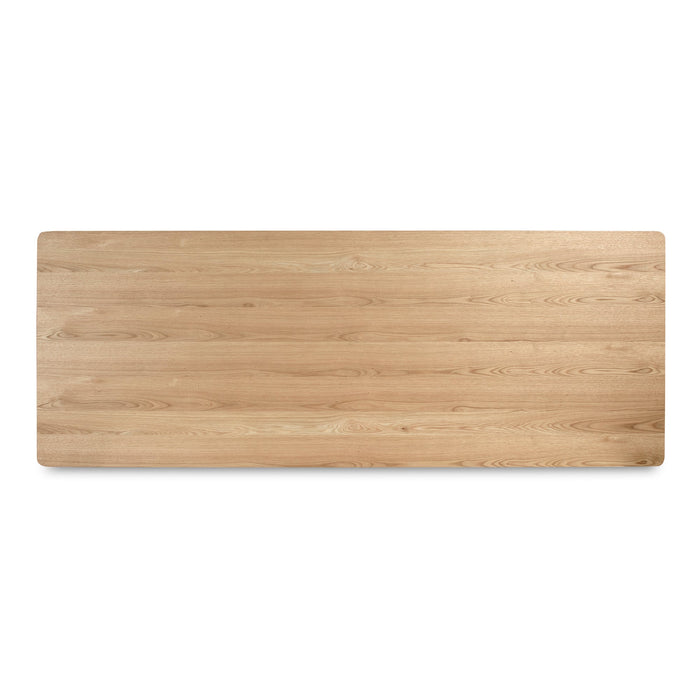 Round Off Large Dining Table Natural Oak