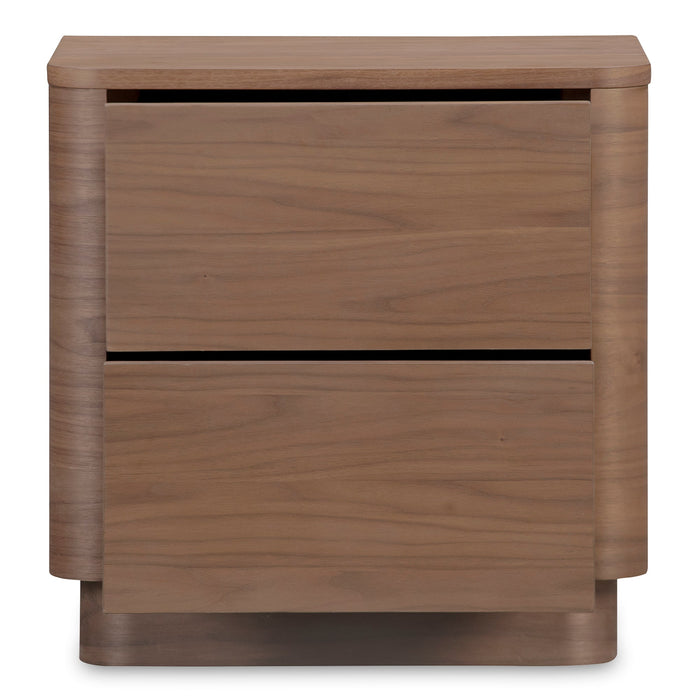 Round Off Tall Nightstand
