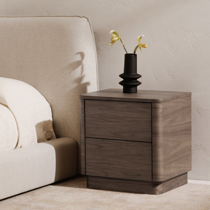 Round Off Tall Nightstand