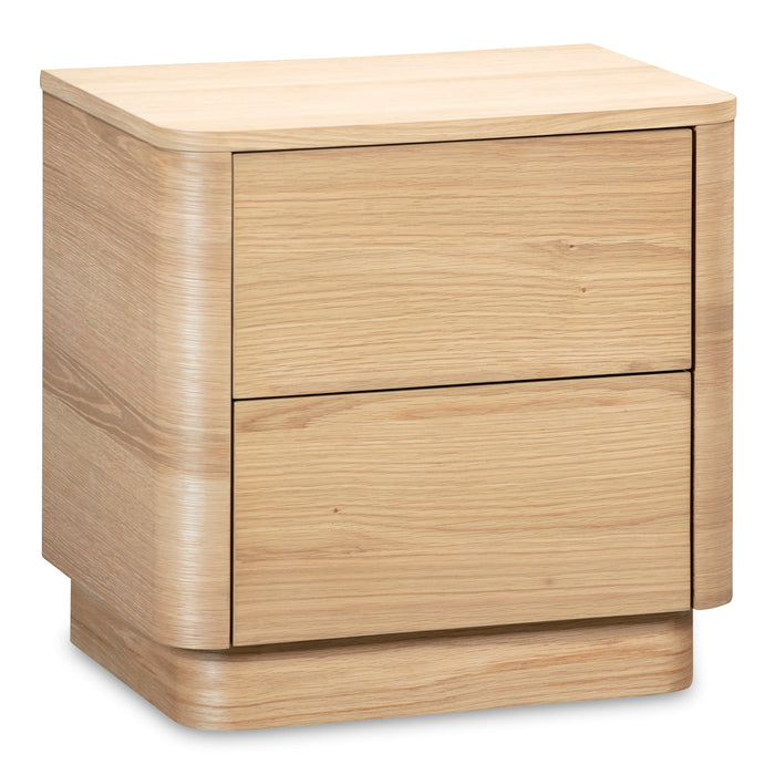 Round Off Tall Nightstand