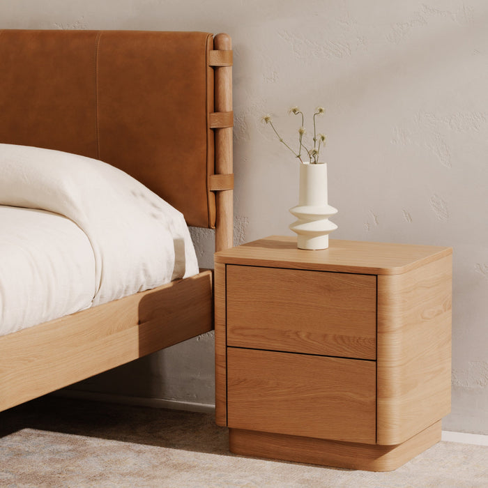 Round Off Tall Nightstand