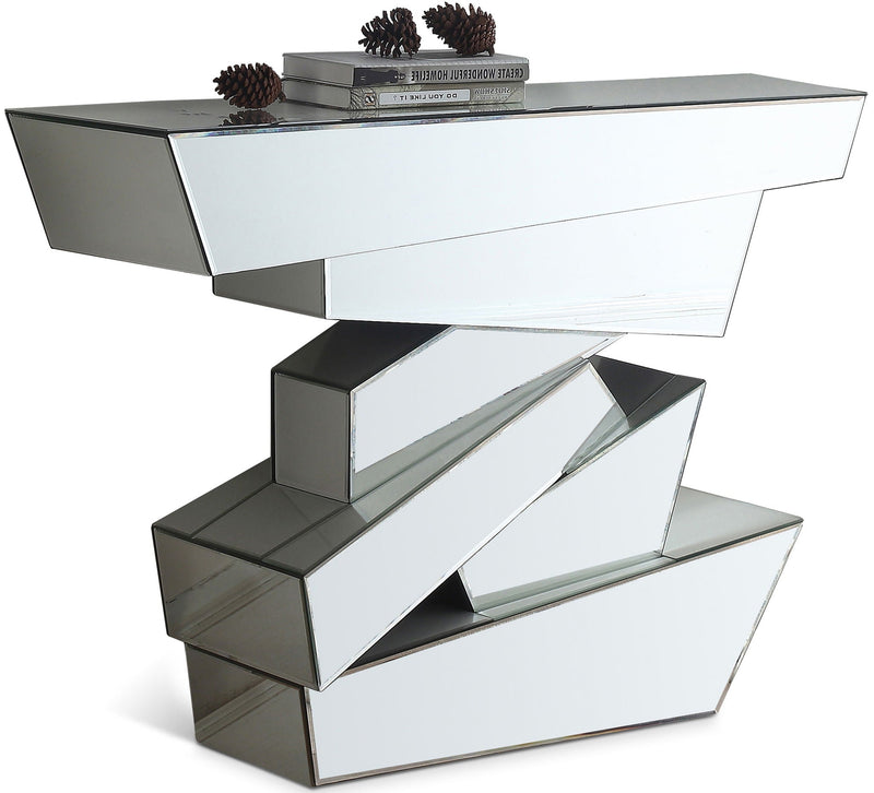Jade - Console Table - Silver