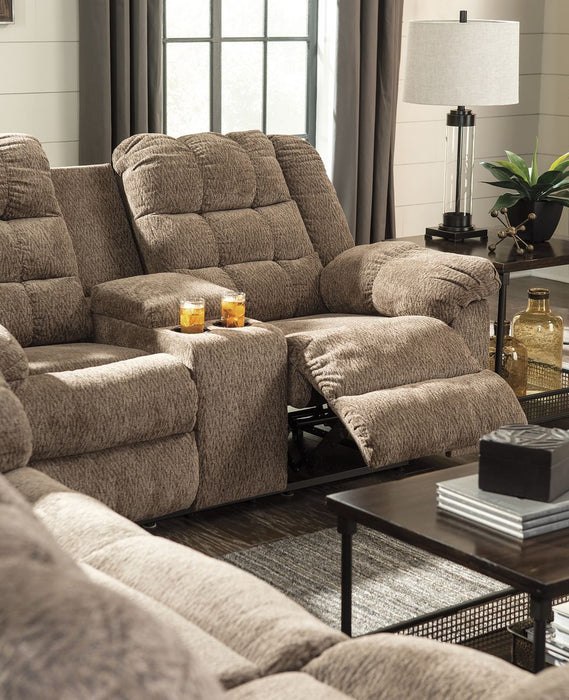 Workhorse Cocoa 2 Pc. Reclining Sofa, Loveseat