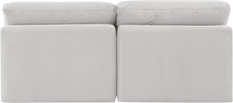 Indulge - Velvet 2 Seat Modular Armless Sofa